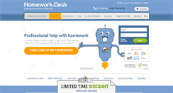 Desktop Screenshot of homework-desk.com